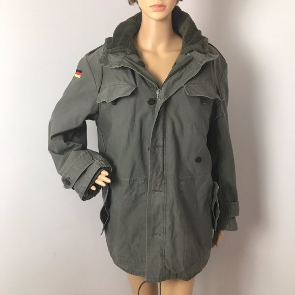Other - Milatary Coat Hooded Lined Unisex Green